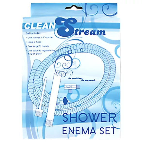 Shower Enema - ducha anal - kit íntimo de aluminio - color plata