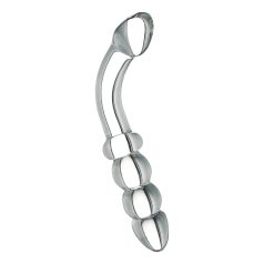   Prisms Hamsa - Doble placer, Dildo de cristal G-punto (transparente)