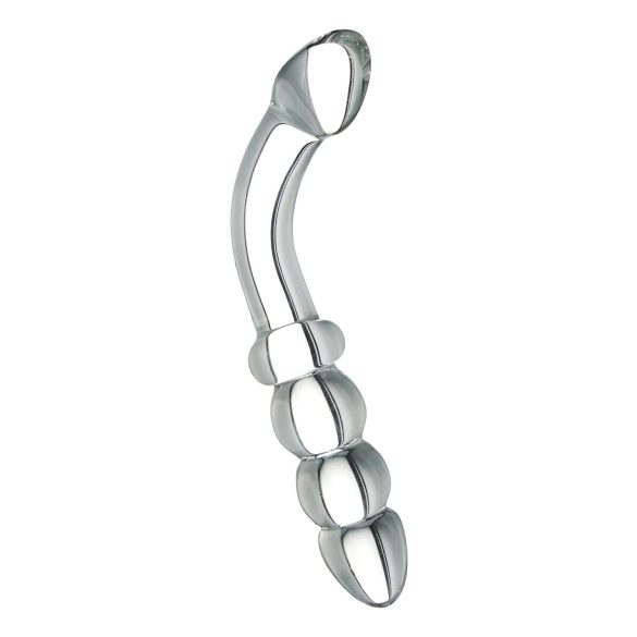 Prisms Hamsa - Doble Dildo de Cristal para Punto G (Transparente)