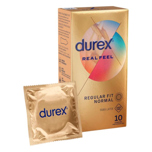 Durex Real Feel - preservativos sin látex (10 unidades)