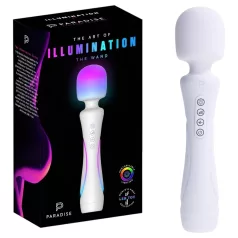   Paradise Illumination - varita vibradora de masaje luminosa (blanca)
