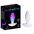Paradise Illumination - plug anal vibrador luminoso (blanco)