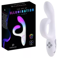   Paradise Illumination - vibrador con brazo para clítoris luminoso (blanco)