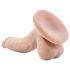 Dr. Skin 4 - Dildo realista con ventosa y testículos - natural (12cm)