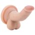 Dr. Skin 4 - Dildo realista con ventosa y testículos - natural (12cm)