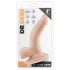 Dr. Skin 4 - Dildo realista con ventosa y testículos - natural (12cm)