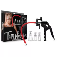   Blush Temptasia - set profesional de bomba de clítoris (negro)