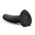 Temptasia Twist Pequeño - Dildo espiral negro con ventosa