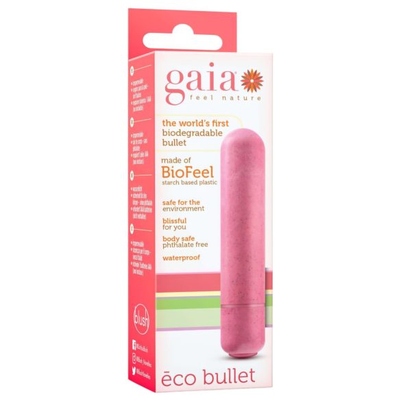 Gaia Eco M - vibrador ecológico mediano - silicona coral