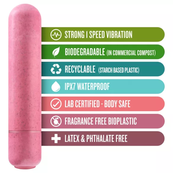Gaia Eco M - vibrador ecológico mediano - silicona coral