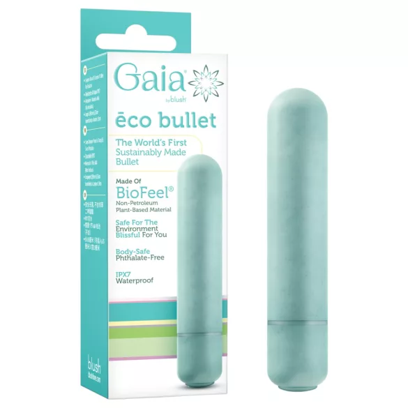 Gaia Eco M - vibrador de varilla ecológico (turquesa) - mediano
