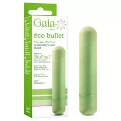 Gaia - Vibrador ecológico mediano - silicona verde