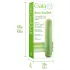 Gaia - Vibrador ecológico mediano - silicona verde
