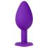 Tentación S - plug anal corazón lila pequeño