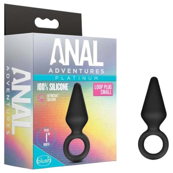 Plug Anal Platinum S Negro - Pequeño