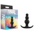 Anal Adventures Platinum - Plug Anal con Perlas (Negro)