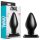Aventuras Anales XL - plug anal grande extra (negro)