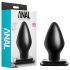 Aventuras Anales XL - plug anal grande extra (negro)