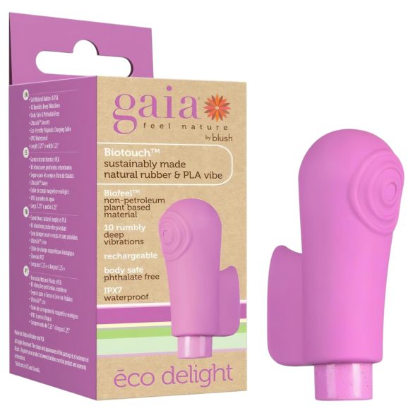 Blush Gaia - vibrador estimulante para dedos (morado)