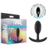 Anal Adventures Platinum - plug anal - tamaño mediano - silicona negra