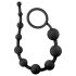Anal Adventures L - Dildo Anal con Perlas (Negro)