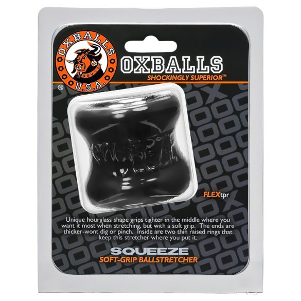 OXBALLS - anillo para pene y testículos - silicona negra