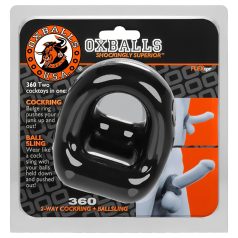 OXBALLS - anillo para pene y testículos (negro)