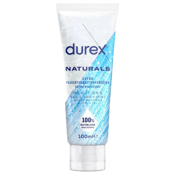 Durex Natural - lubricante íntimo hidratante base agua - 100 ml