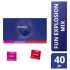 Durex Explosión Divertida - paquete discreto de preservativos (40 uds)