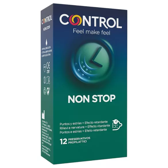 Control - preservativo retardante texturizado - 12 unidades