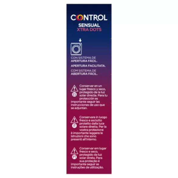 Control - preservativo extra texturizado - 12 unidades