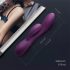 Vibrador G-punto con brazo estimulador del clítoris (lila)