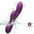 Vibrador G-punto con brazo estimulador del clítoris (lila)