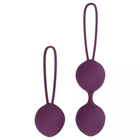 Engily Ross Kelly - bolas chinas dobles - silicona lila - set de 2 piezas