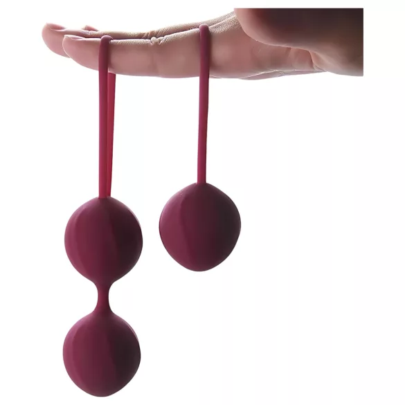 Engily Ross Kelly - bolas chinas dobles - silicona lila - set de 2 piezas