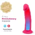 Silexd - consolador vibrador con ventosa y mando a distancia - silicona rosa