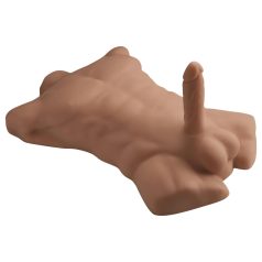   Silexd Apollo - masturbador masculino torso - silicona color oscuro natural