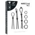 Addicted Toys - Set de Anillos de Silicona - 7 Piezas (Negro)