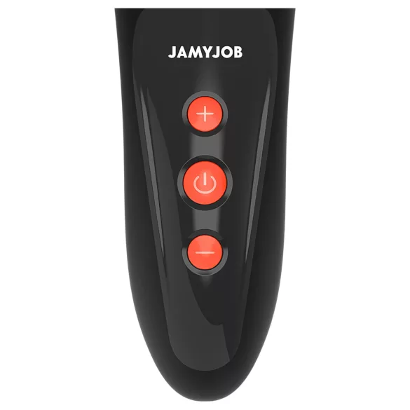 JamyJob - masturbador masculino pulsante - silicona negra