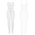 Subblime 951740 - Mono de red picante con lazo - (blanco) - Tallas S-L