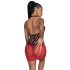 Subblime 952242 - Vestido de malla degradado (rojo) - Talla S-L