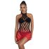 Subblime 952242 - vestido de malla degradado (rojo) - XS-M