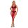 Subblime 952327 - vestido de red con tiras cruzadas - (rojo) - S-L