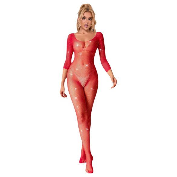 Subblime 952419 - Mono con Brillantes de Estrás - Rojo - Tallas S-L