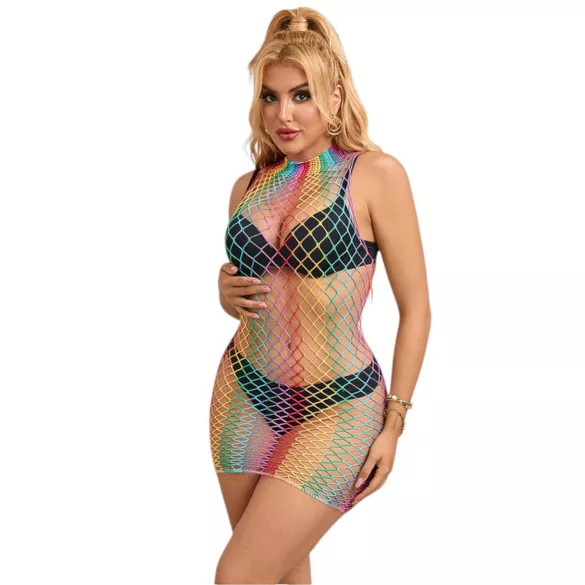 Subblime 952433 - vestido de red arcoíris - talla S-L