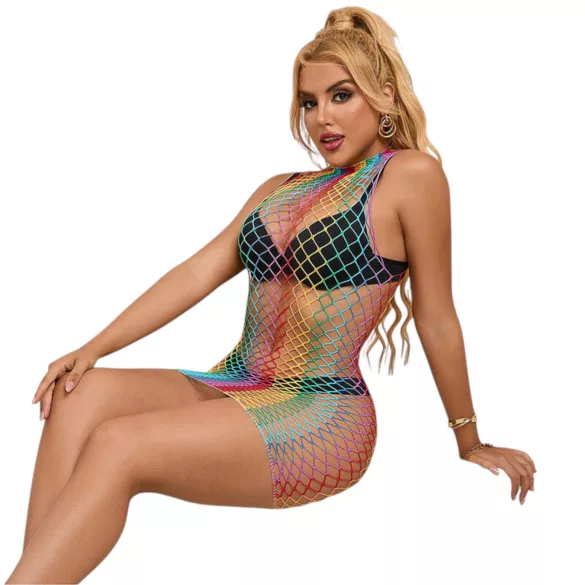 Subblime 952433 - vestido de red arcoíris - talla S-L
