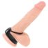 Kink - anillo de pene de cuero sintético (negro)