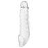 Addicted Toys - funda pene con anillo testicular - 23cm (transparente)