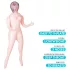 Intense Dolls Monique - muñeca hinchable femenina - material PVC