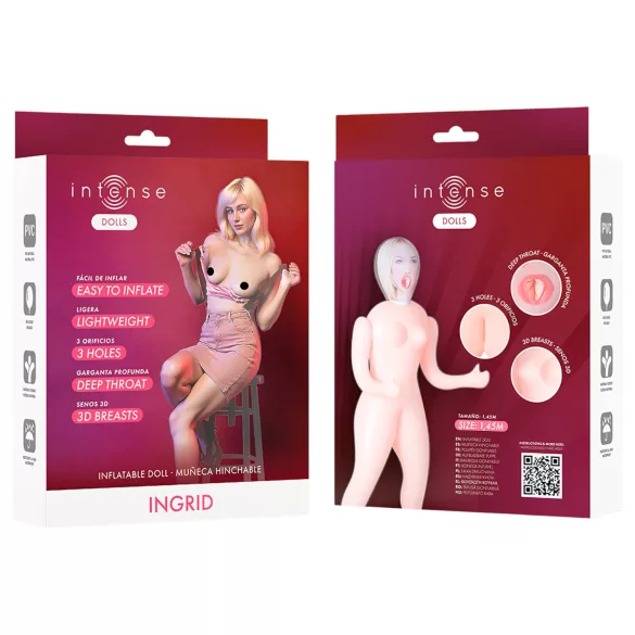 Intense Dolls Ingrid - muñeca hinchable - tamaño real - pvc